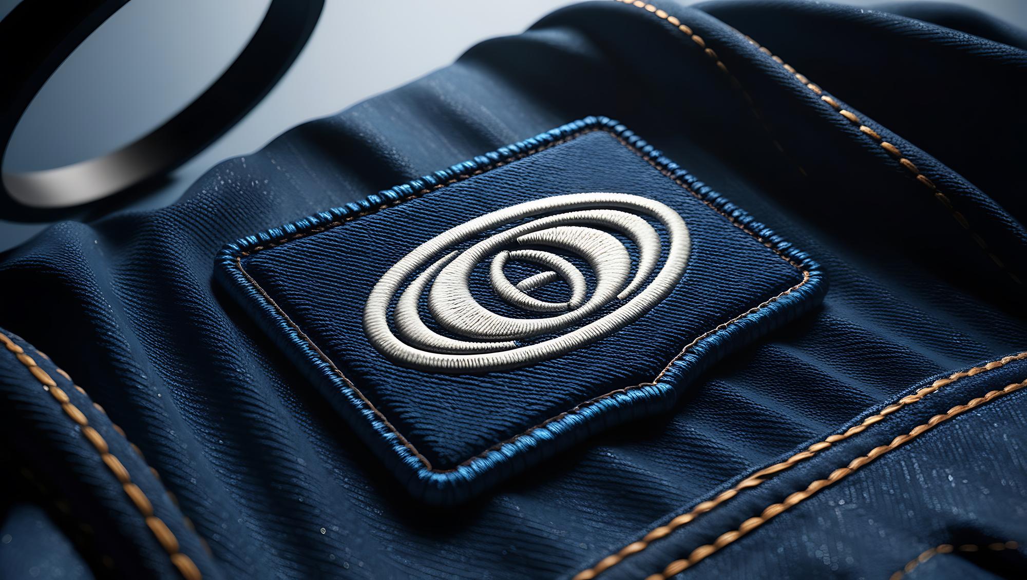 uniform chest badge on durable fabric